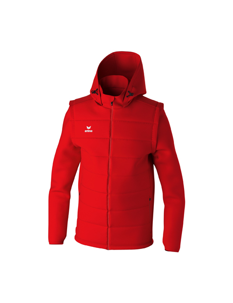 TEAM jack met afneembare mouwen rood
