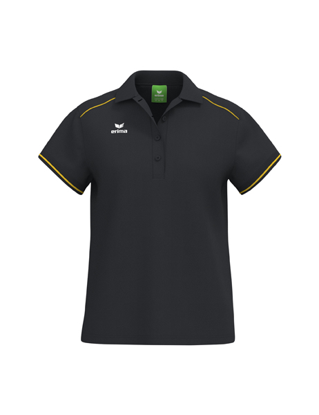 CMPT Poloshirt zwart/geel Dames
