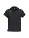 CMPT Poloshirt zwart/geel Dames