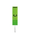 Captain Armband with velcro green gecko