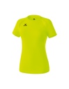 Performance T-shirt neon geel Dames