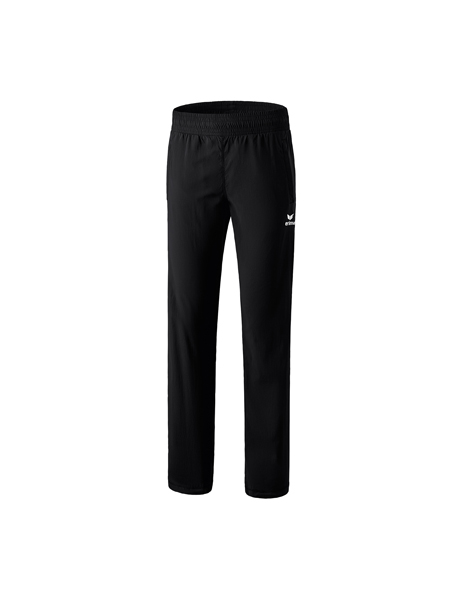 Broek met doorlopende ritssluiting zwart Dames