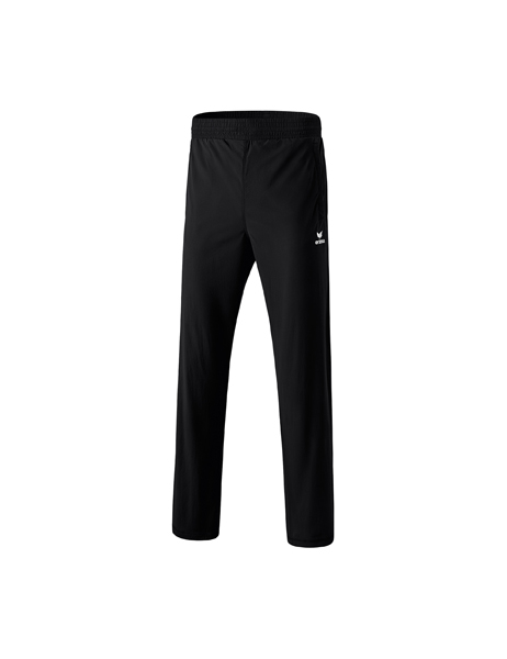 Broek met doorlopende ritssluiting zwart
