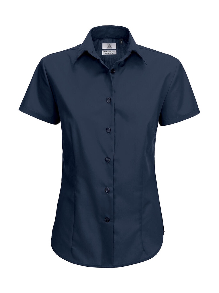Smart SSL/women Poplin Shirt Navy
