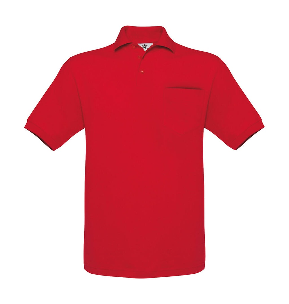 Safran Pocket Polo Red