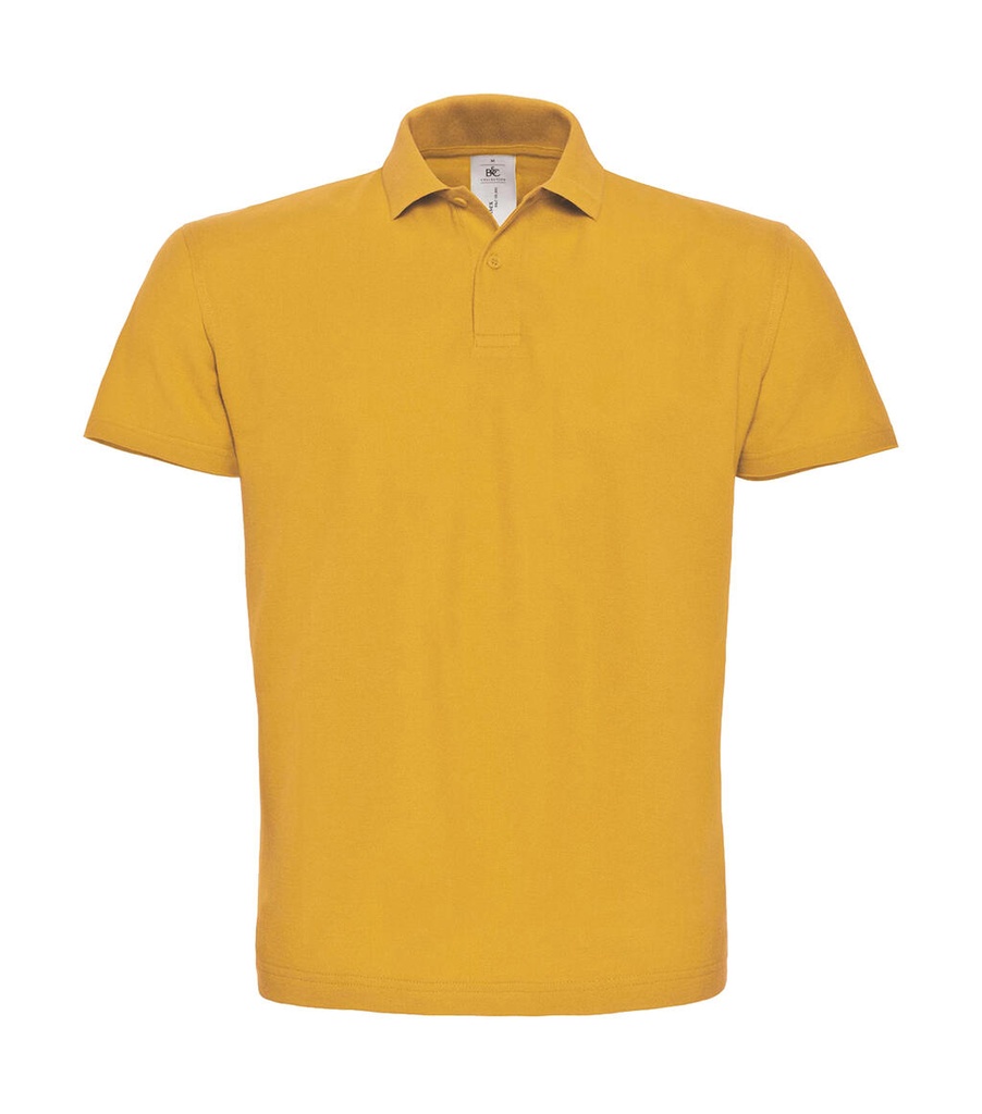 ID.001 Piqué Polo Shirt Chili Gold