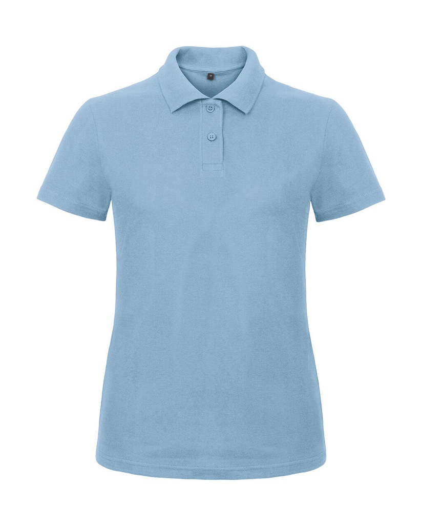 ID.001 /women Piqué Polo Shirt Light Blue