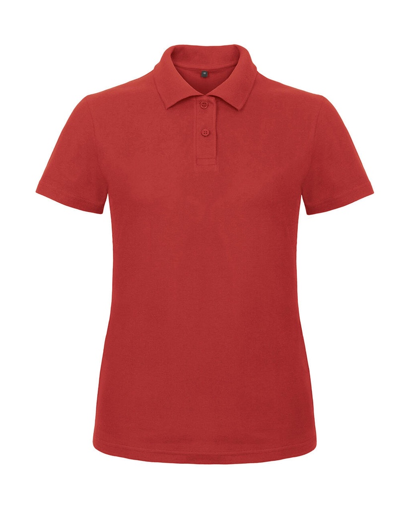 ID.001 /women Piqué Polo Shirt Red