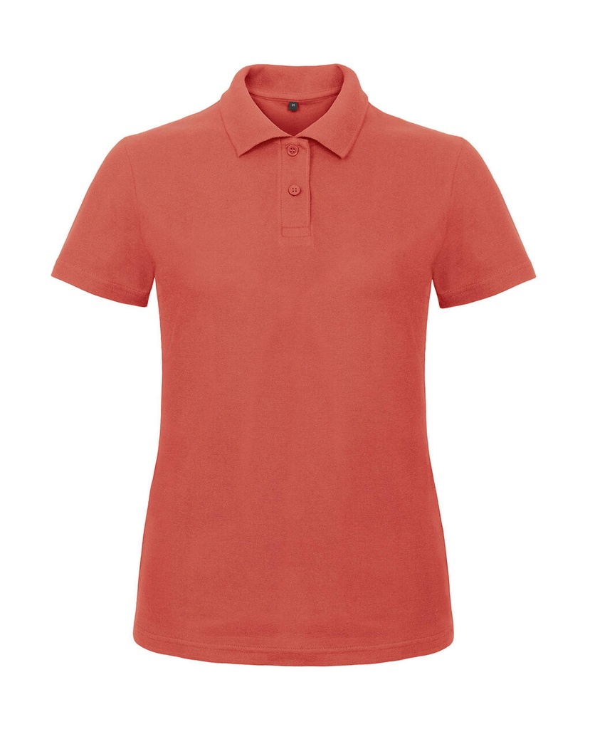 ID.001 /women Piqué Polo Shirt Pixel Coral