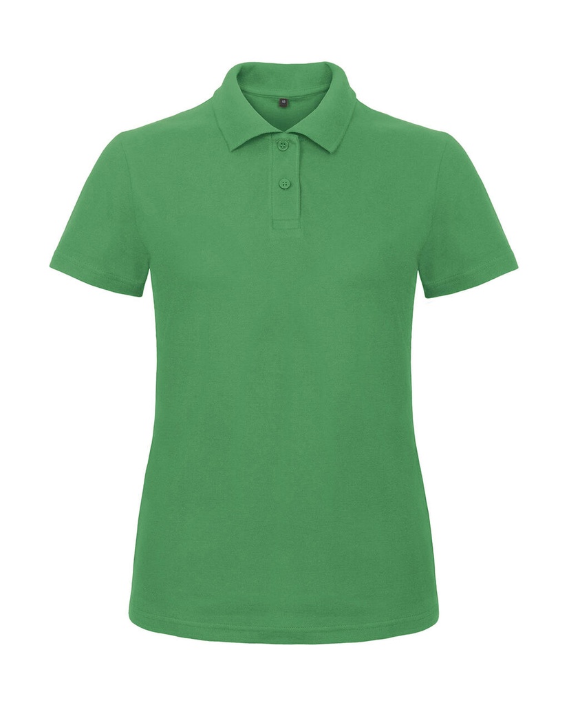 ID.001 /women Piqué Polo Shirt Kelly Green