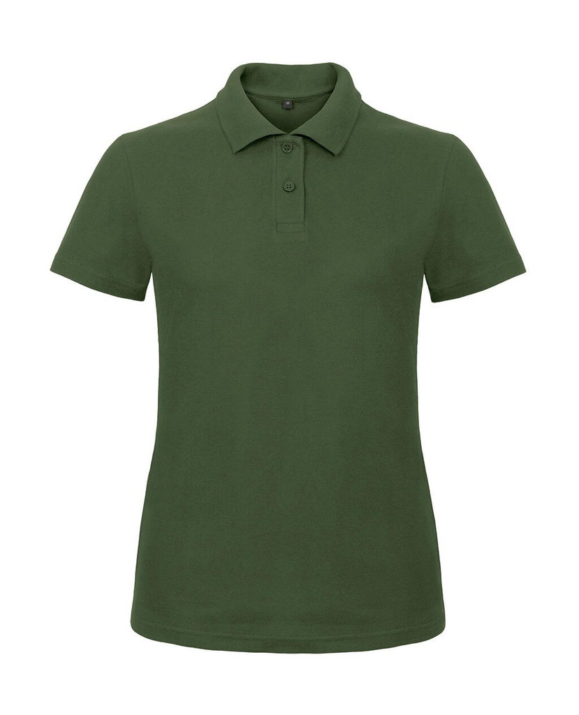 ID.001 /women Piqué Polo Shirt Bottle Green