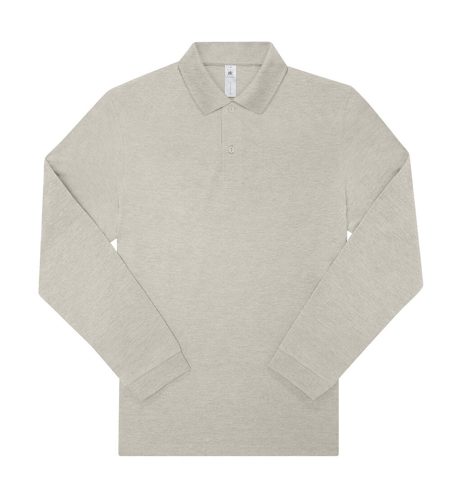 My Polo 210 LSL Heather Grey Fog