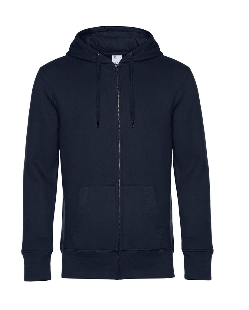 KING Zipped Hooded Navy Blue