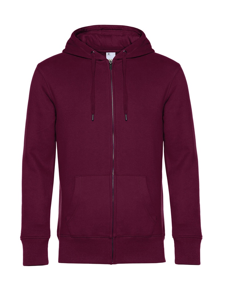 KING Zipped Hooded Dark Cherry