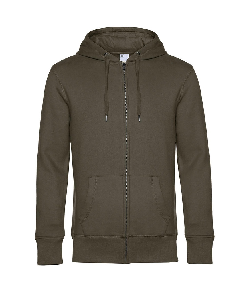 KING Zipped Hooded Khaki