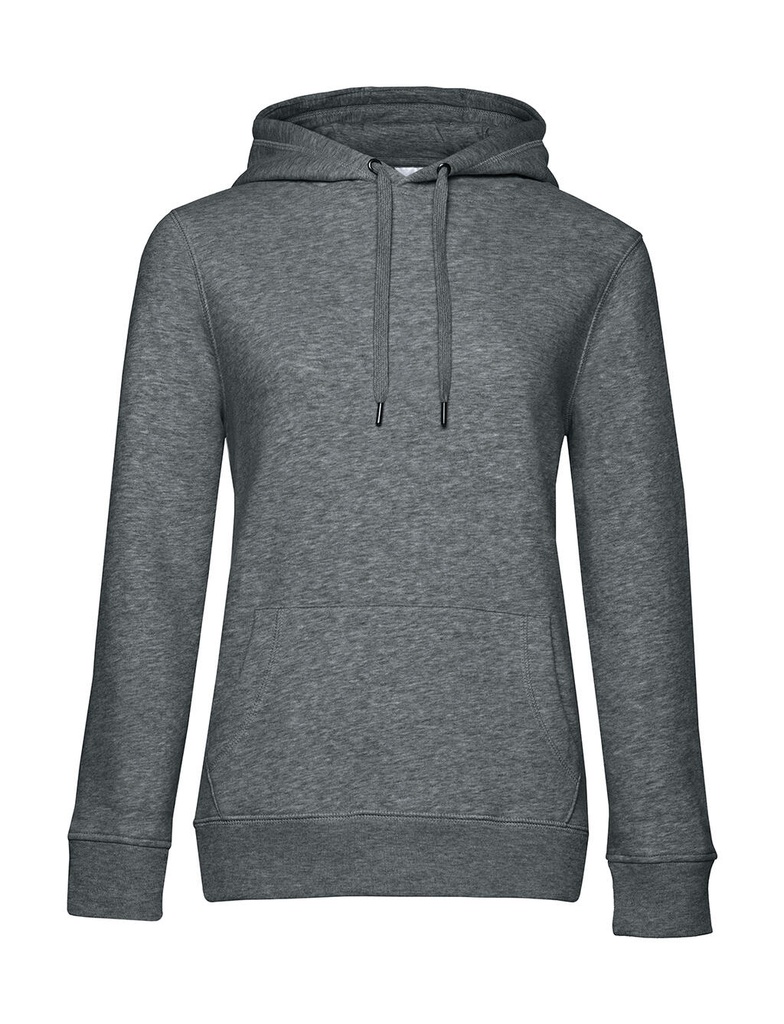 QUEEN Hooded /women Heather Mid Grey
