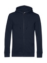 Inspire Zipped Hood Navy Blue