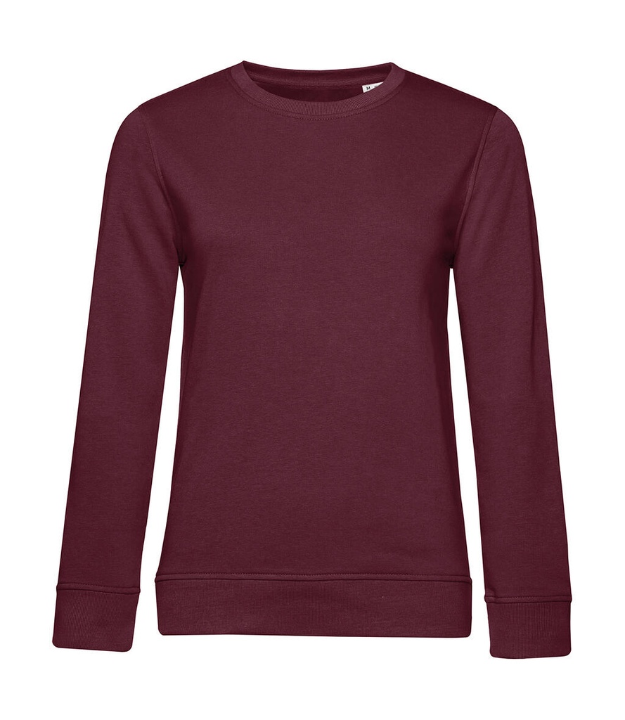 Crew Neck /women French Terry Burgundy
