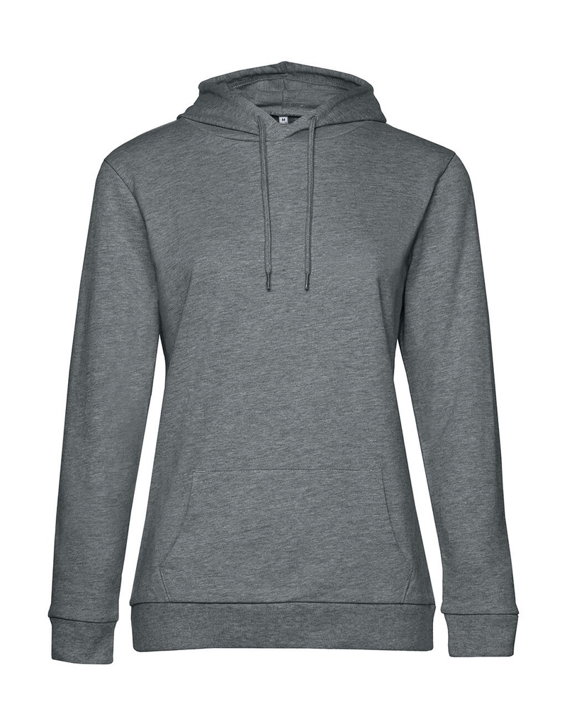 #Hoodie /women French Terry Heather Mid Grey