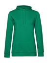 #Hoodie /women French Terry Kelly Green