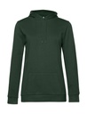 #Hoodie /women French Terry Forest Green