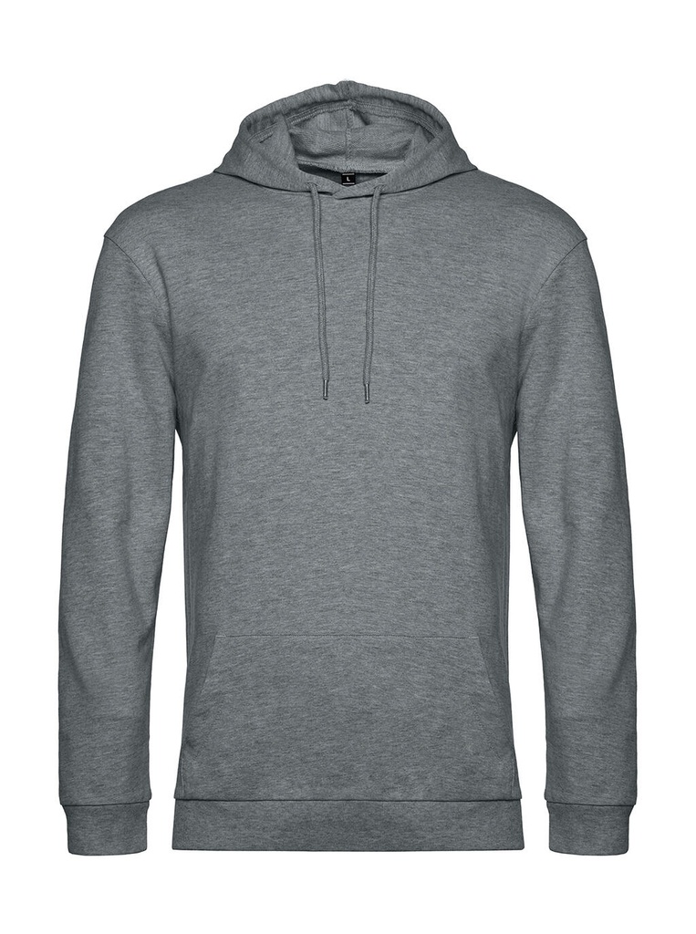 #Hoodie French Terry Heather Mid Grey