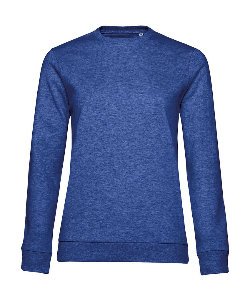 #Set In /women French Terry Heather Royal Blue