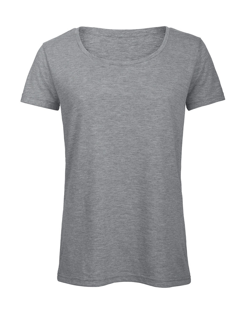 Triblend/women T-Shirt Heather Light Grey