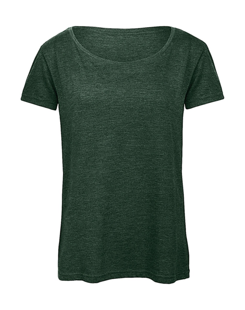 Triblend/women T-Shirt Heather Forest