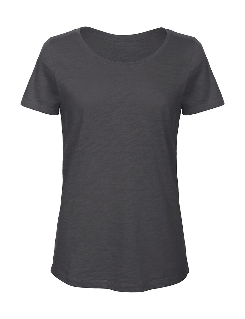 Inspire Slub /women T-shirt Chic Anthracite