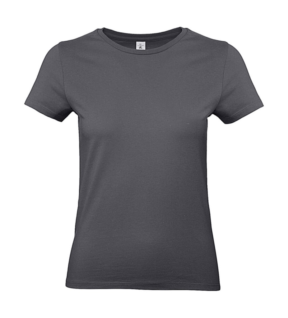 #E190 /women T-Shirt Dark Grey
