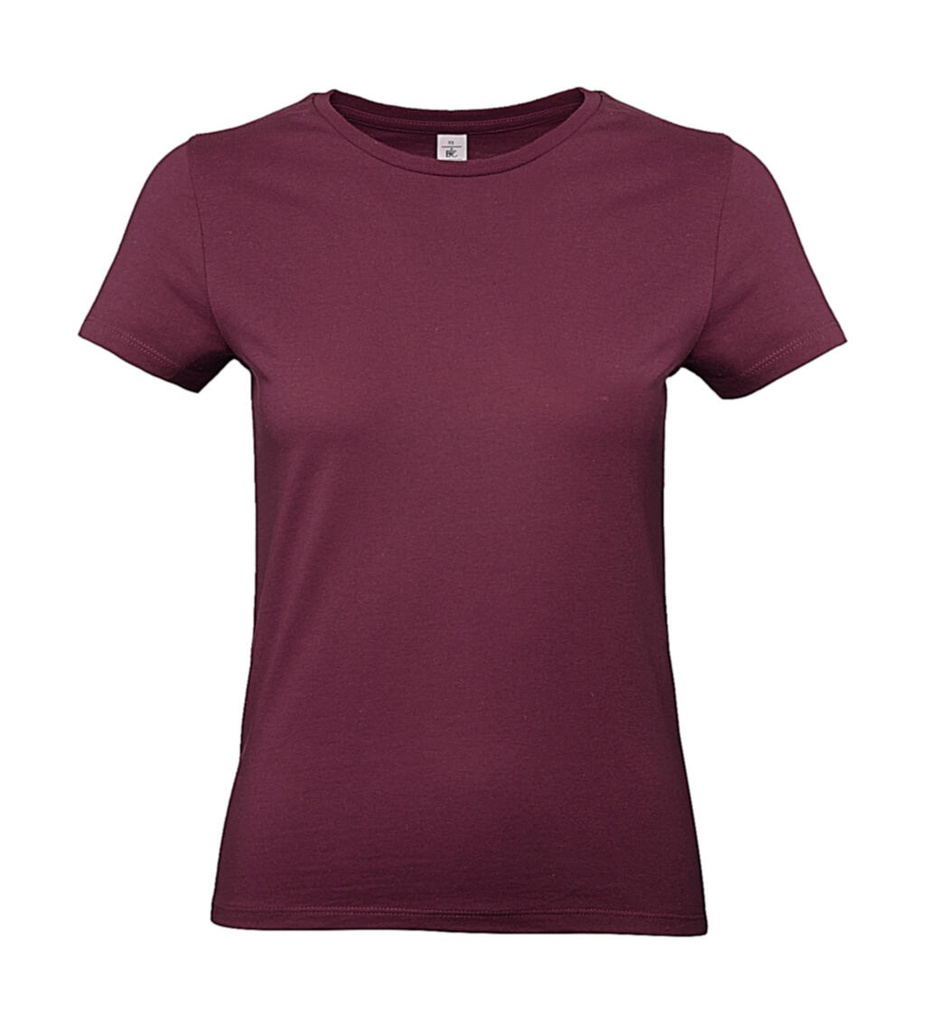 #E190 /women T-Shirt Burgundy