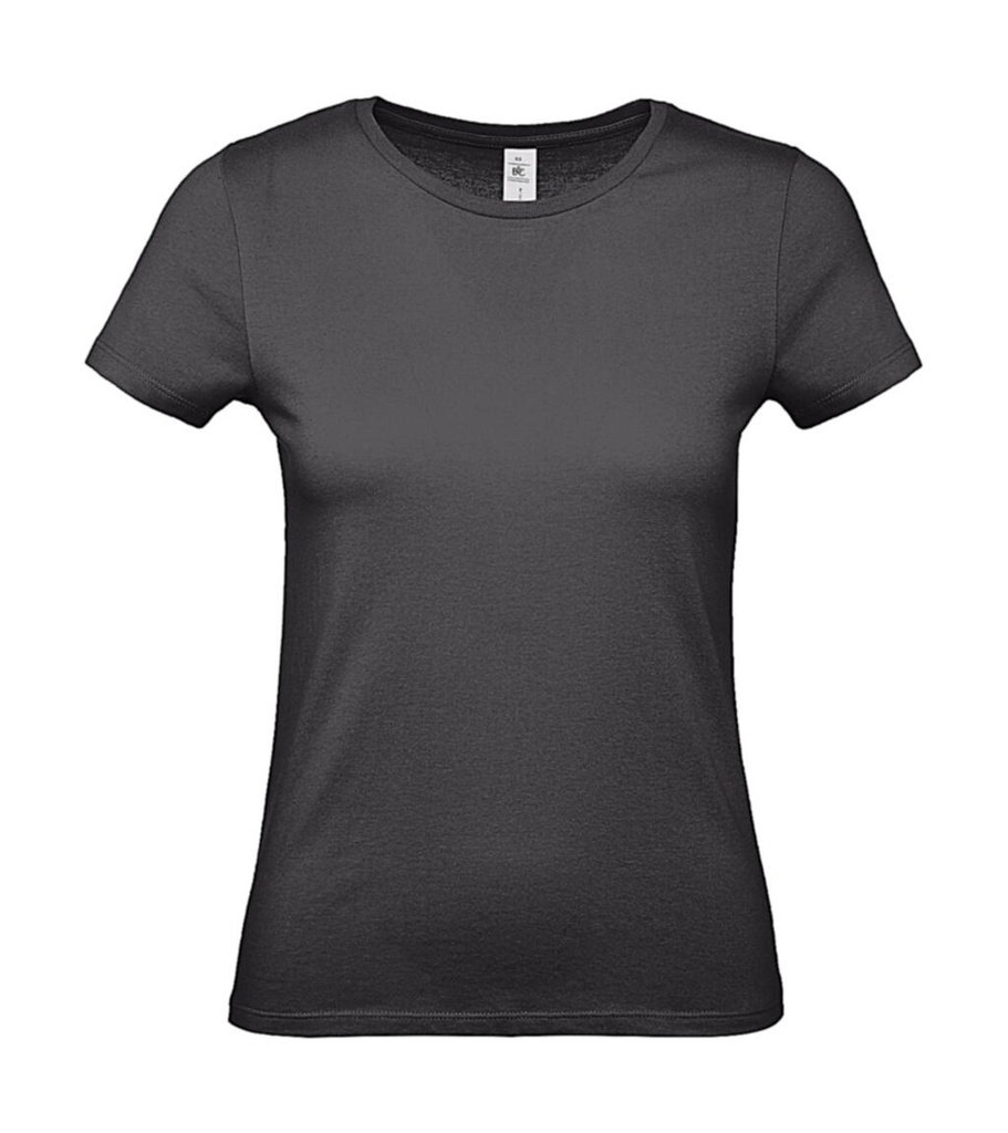 #E150 /women T-Shirt Black Pure