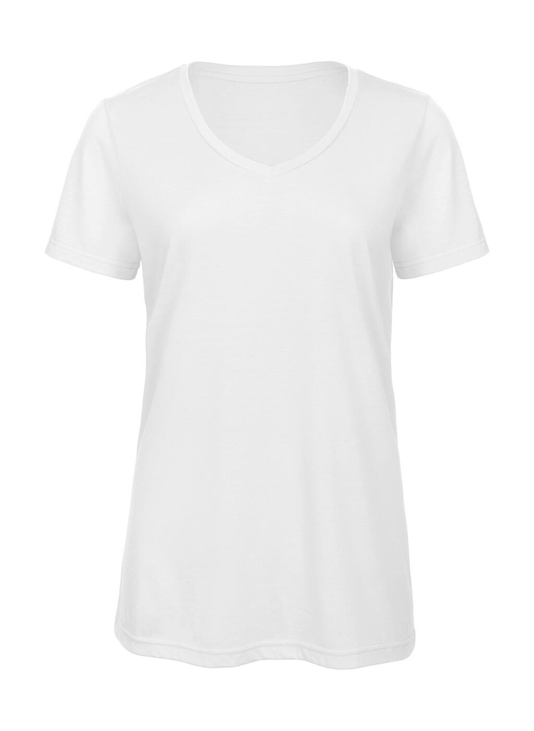 V Triblend/women T-Shirt White