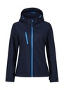 Women's Venturer 3-Layer Hooded Softshell Jacket Navy/French Blue