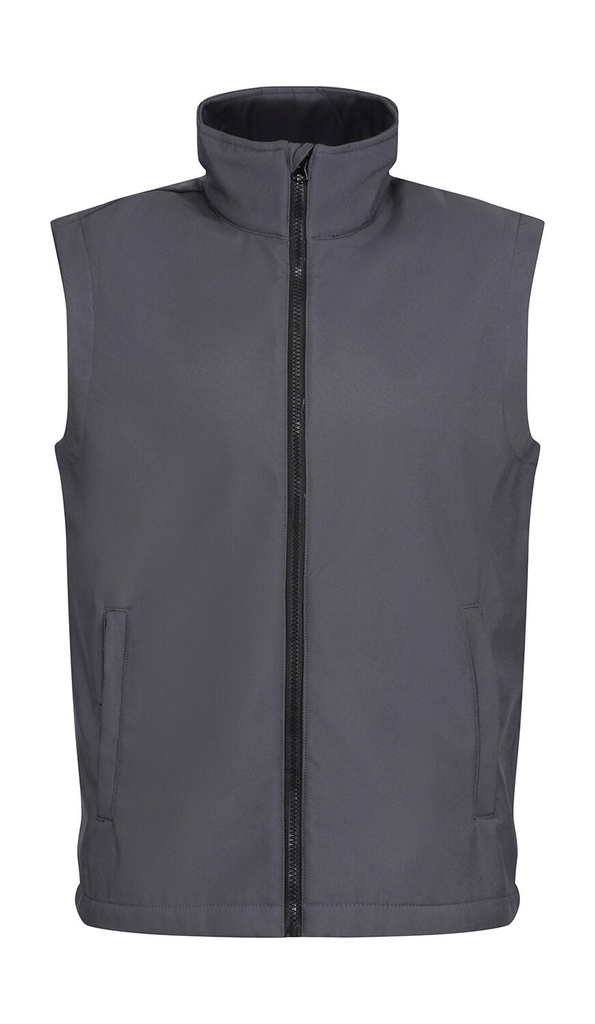 Ablaze Printable Softshell Bodywarmer Seal Grey/Black