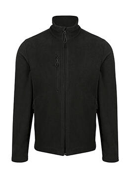 Honestly Made Recycled Full Zip Fleece Black