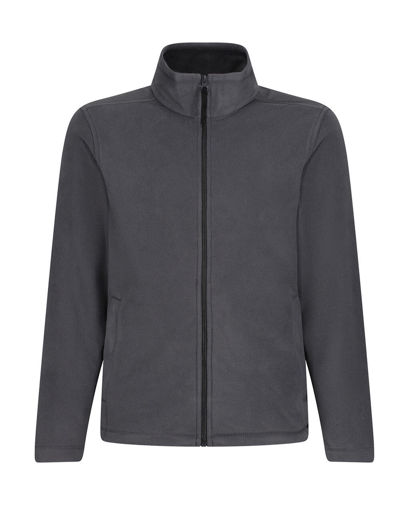 Micro Full Zip Fleece Seal Grey