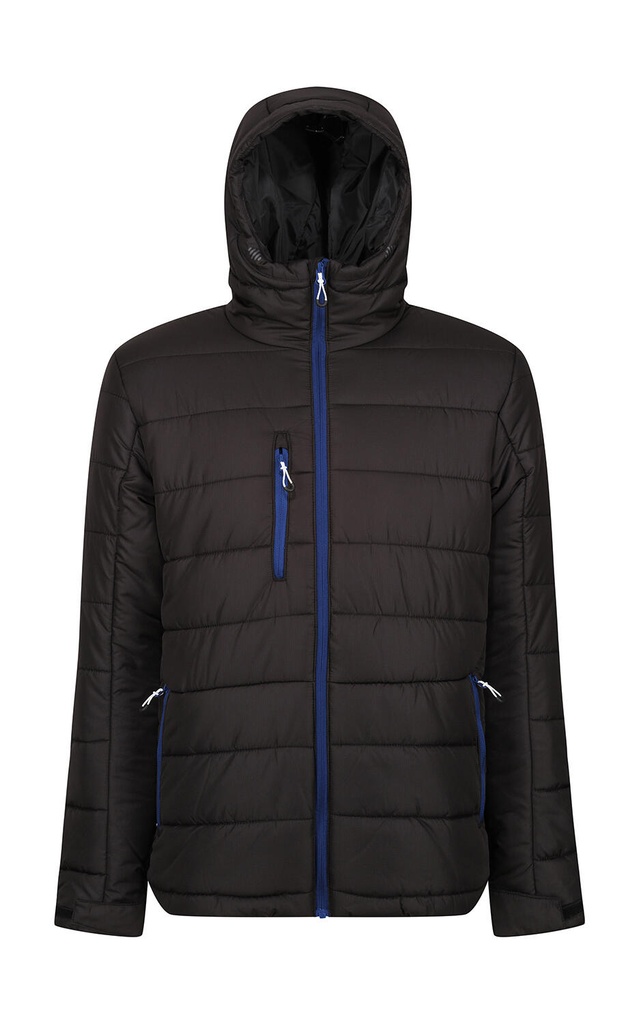 Men’s Navigate Thermal Hooded Jacket Black/New Royal