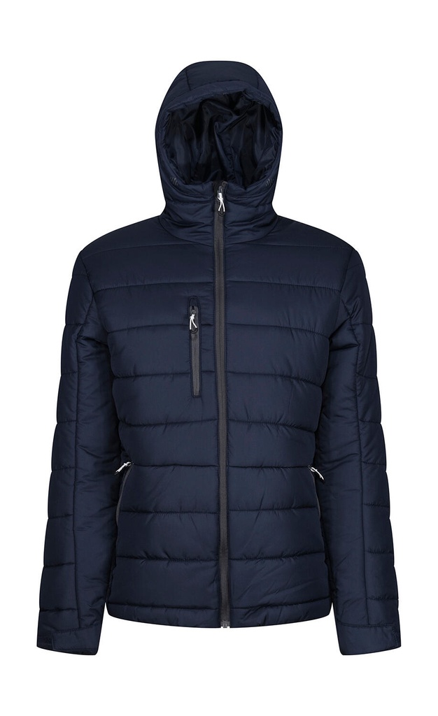 Men’s Navigate Thermal Hooded Jacket Navy/Seal Grey