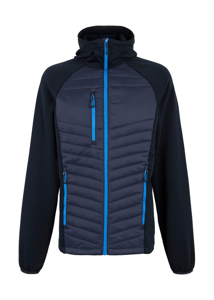 Men’s Navigate Hybrid Hooded Jacket Navy/French Blue