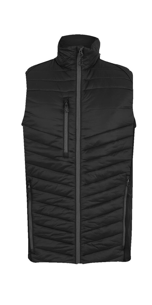 Men's Navigate Hybrid Bodwarmer Black/Seal Grey