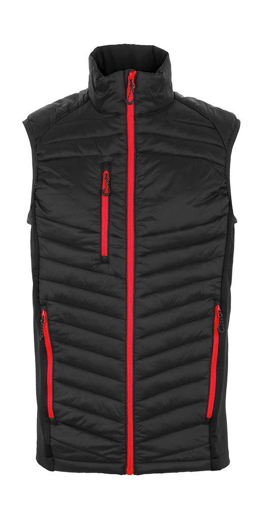 Men's Navigate Hybrid Bodwarmer Black/Classic Red