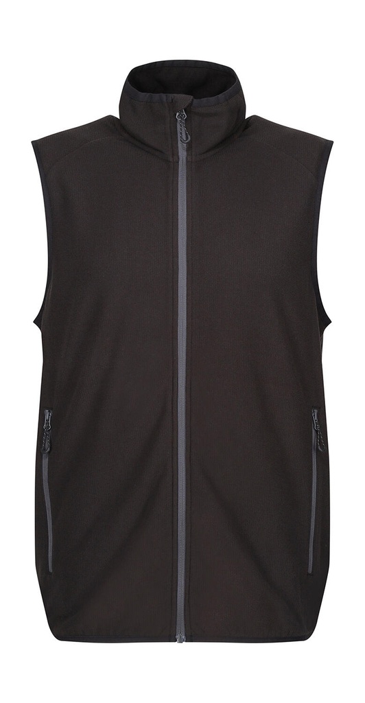 Navigate Fleece Bodywarmer Black/Seal Grey