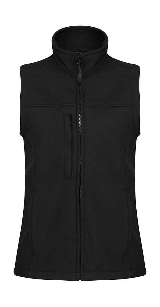 Ladies' Flux Softshell Bodywarmer Black/Black