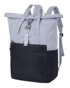 Ruby Roll-Up Laptop Backpack Black/Light Grey