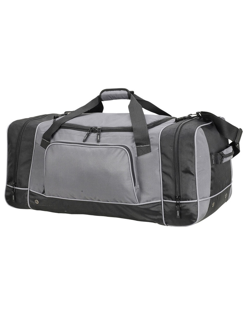 Chicago Spacious Holdall Grey/Black