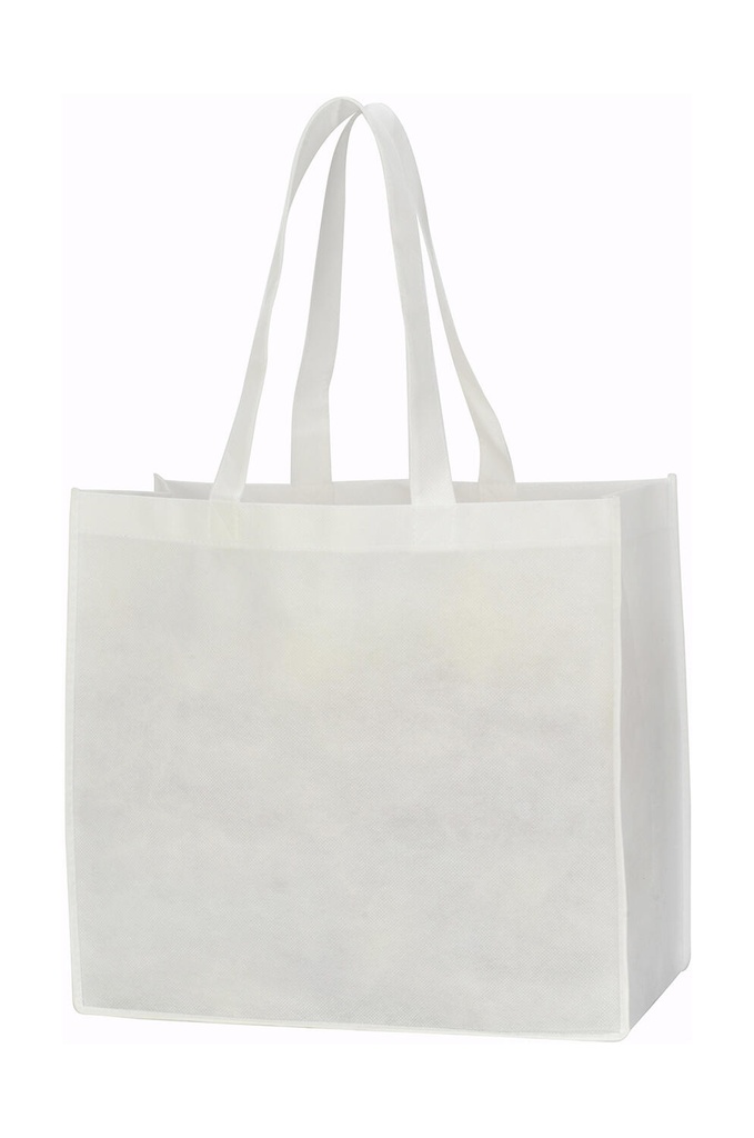 Lyon Non-Woven Shopper White