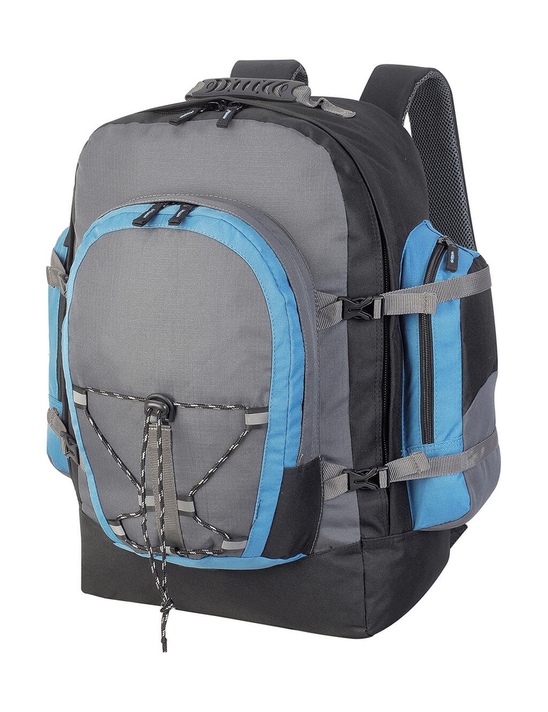 Monte Rosa Classic Travel Rucksack Dark Grey/Black/Petrol