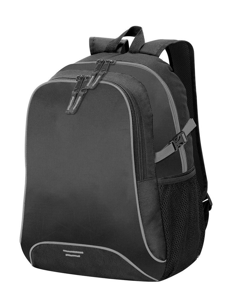 Osaka Basic Backpack Black/Light Grey
